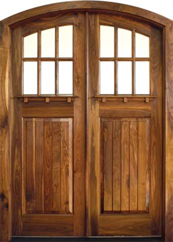 New style craftsman double door.  