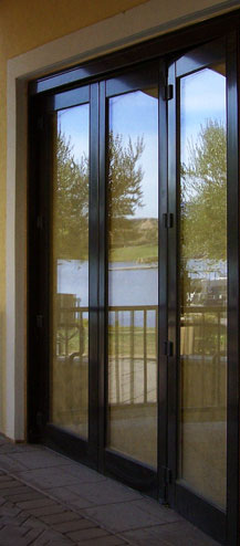 Folding doors to replace sliding patio doors