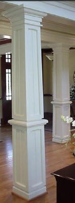 Architectural columns for house interior