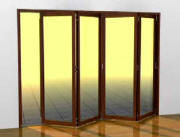 Full-Lite wood frame stacking patio doors