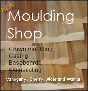 Buy wood moulding (molding), casing, crown molding, baseboard, and wainscotting online