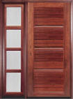 Solid wood exterior doors with modern style